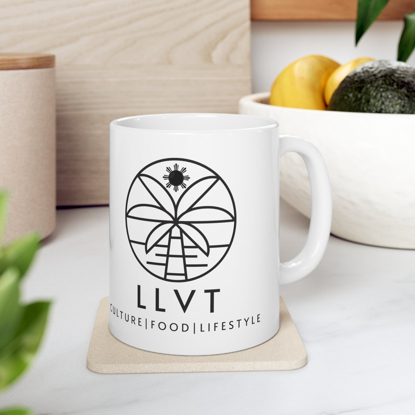 LLVT Livin La Vida Tagalog YouTube Logo Coffee Mug 11 oz