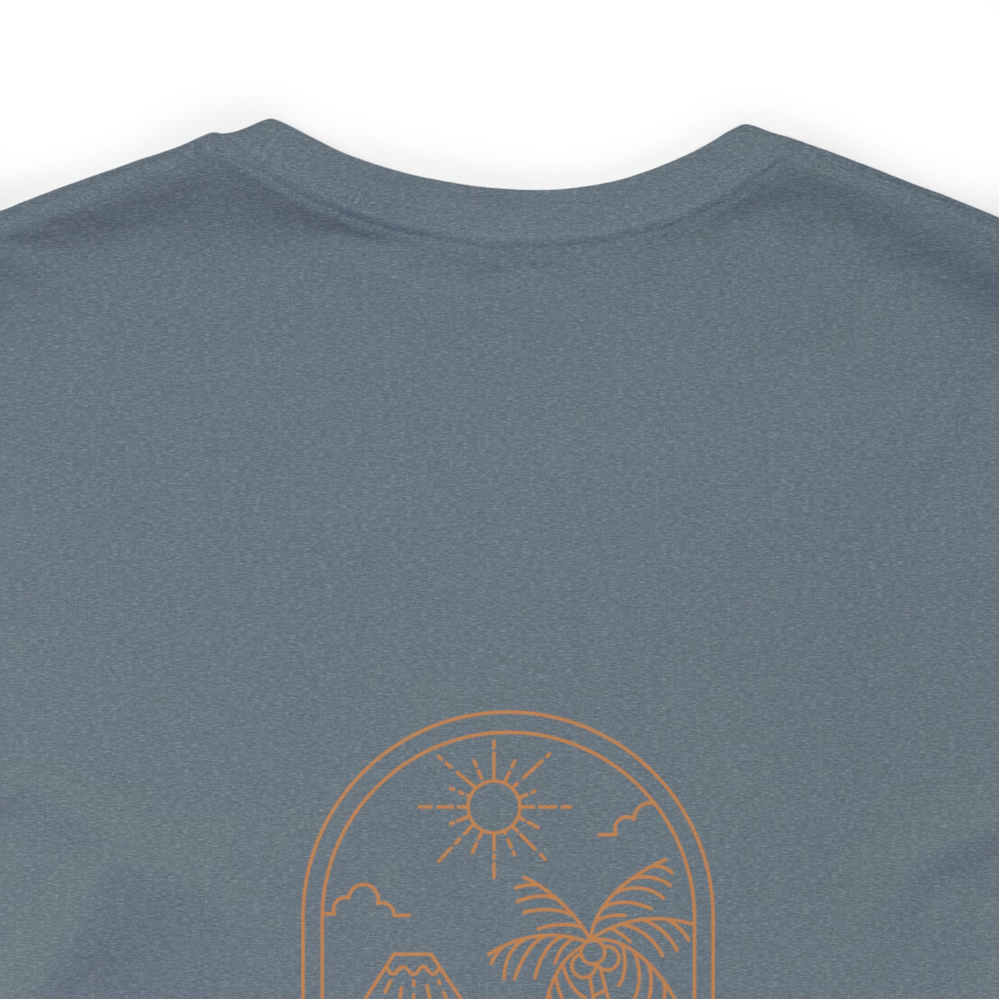 Island Lifestyle T-Shirt Tropical Design Philippines Bali Southeast Asia with White Gold Text