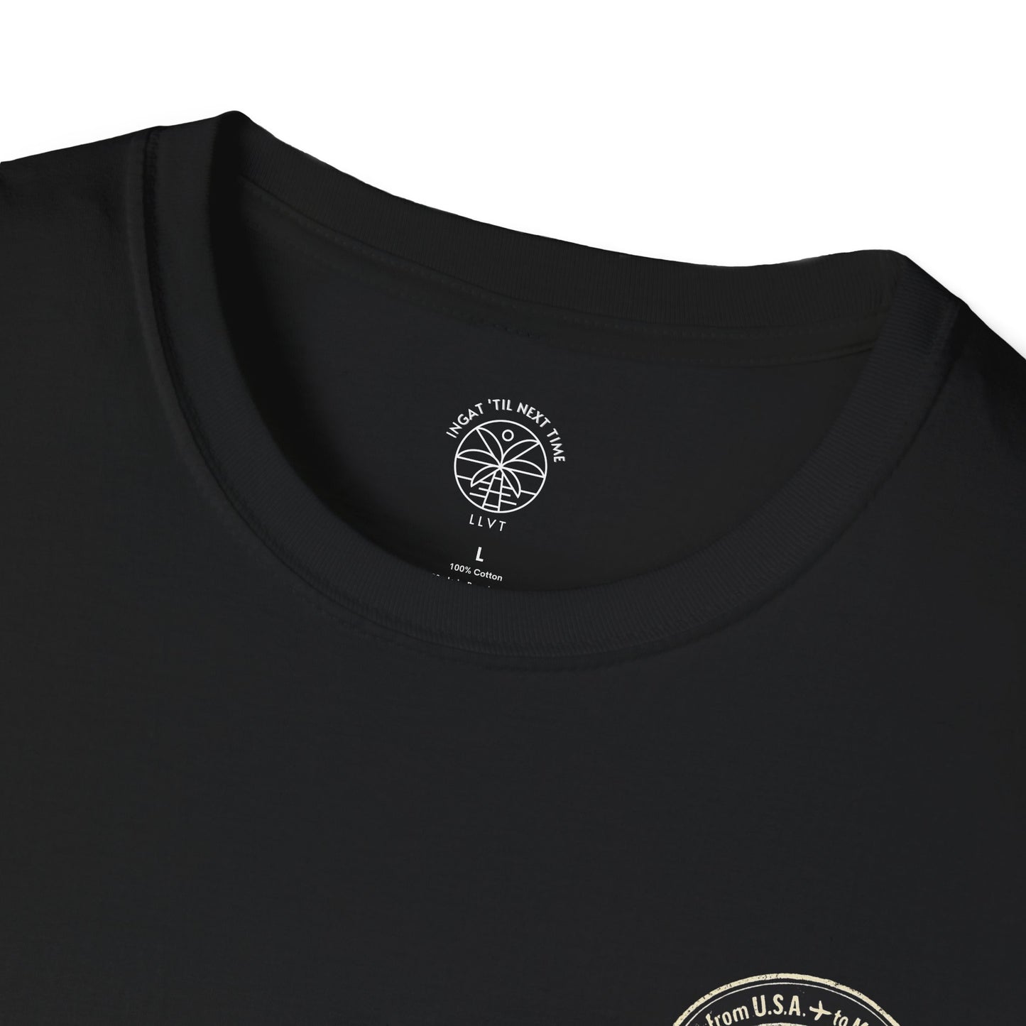 Boracay Sunset Stamp T-Shirt — Vintage Philippine Beach Travel Tee