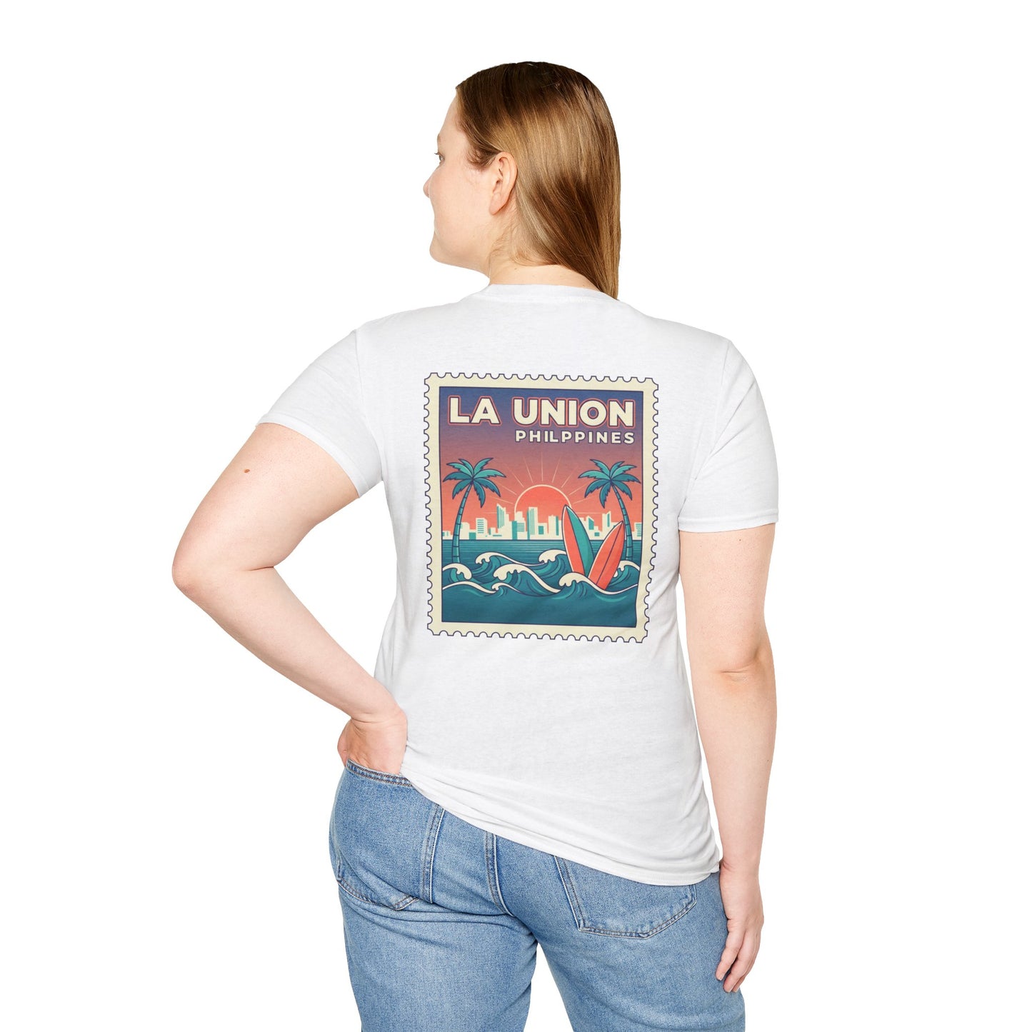 La Union Philippines Surf Stamp T-Shirt