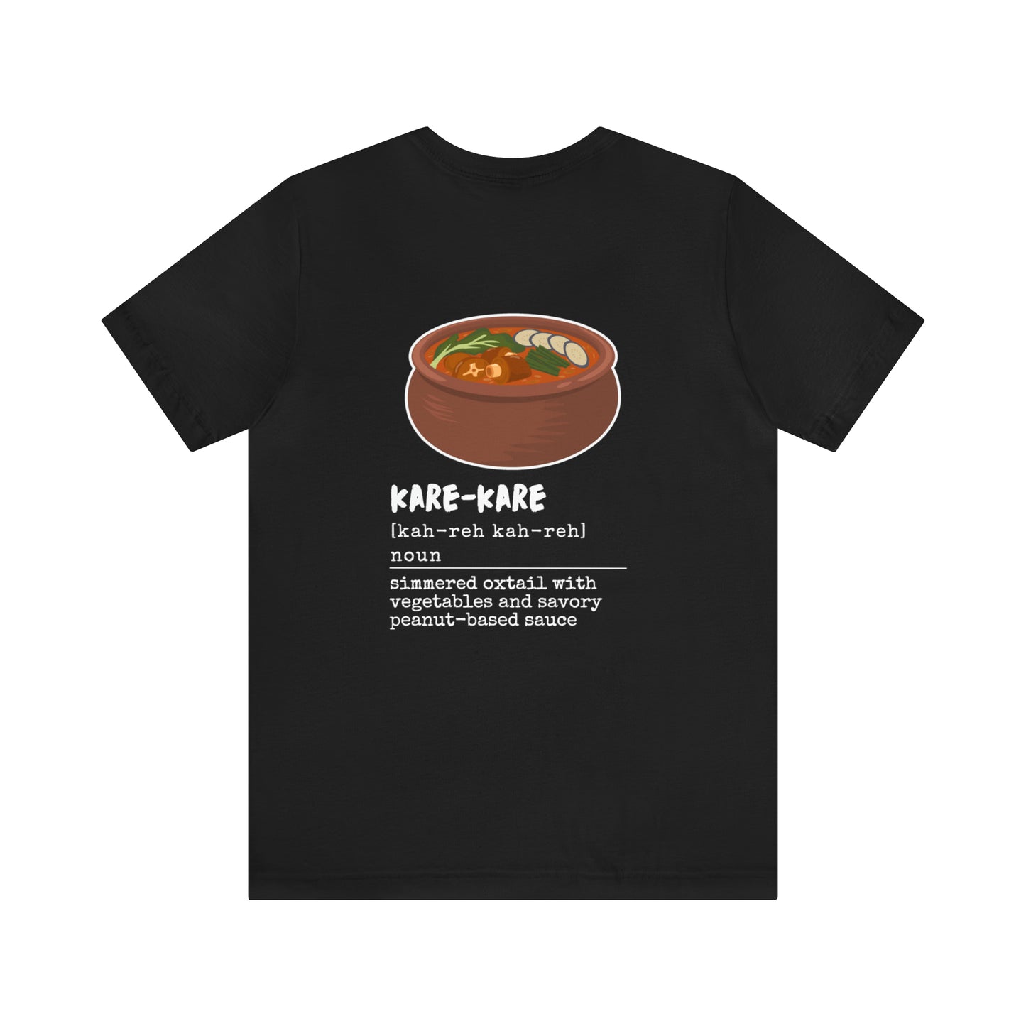 Filipino Food Kare-Kare Tagalog Definition T-Shirt