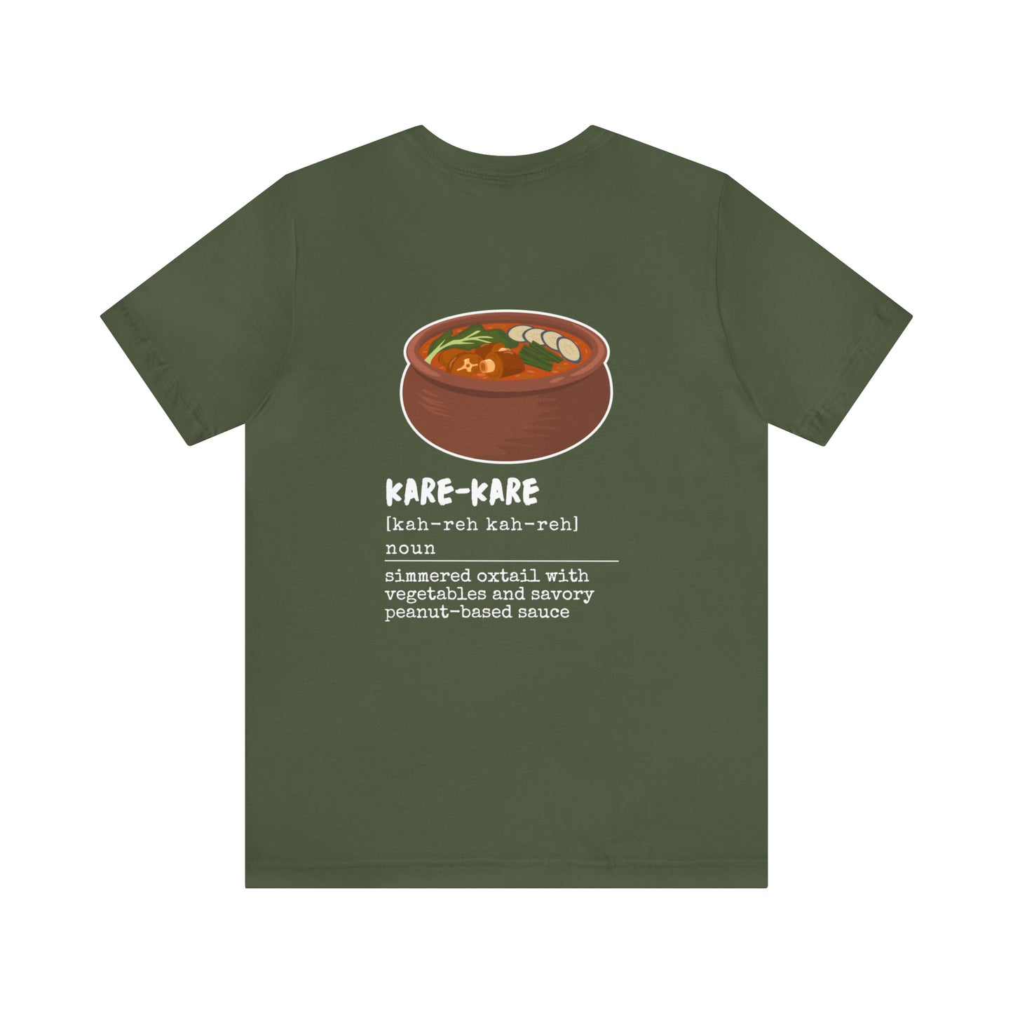 Filipino Food Kare-Kare Tagalog Definition T-Shirt