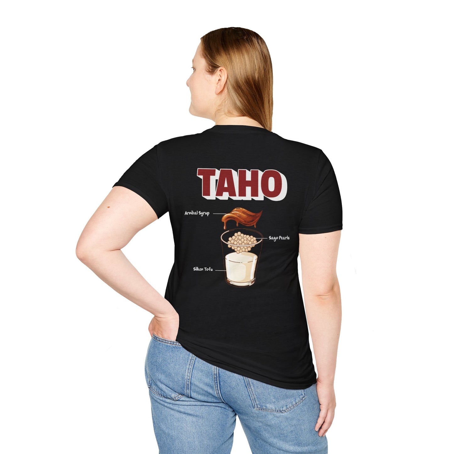 Taho Graphic T-Shirt — Filipino Street Snack Illustration