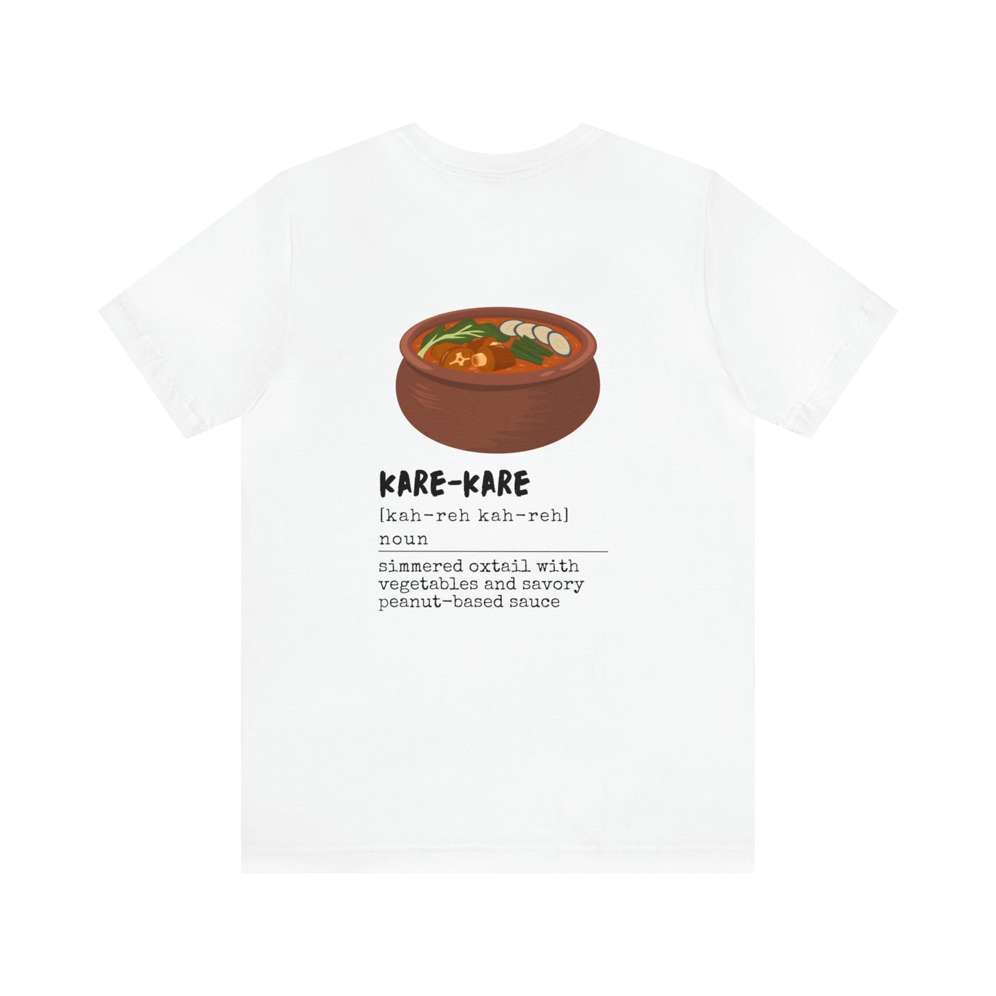 Filipino Food Kare-Kare Tagalog Definition T-Shirt