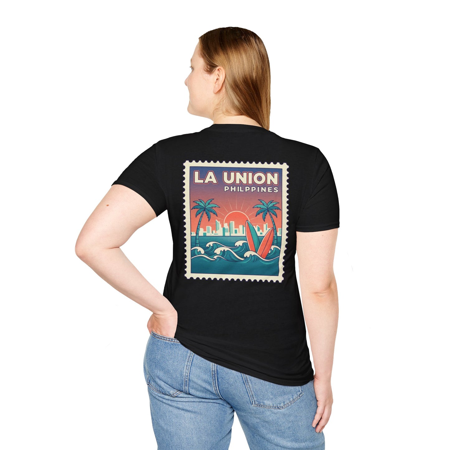 La Union Philippines Surf Stamp T-Shirt