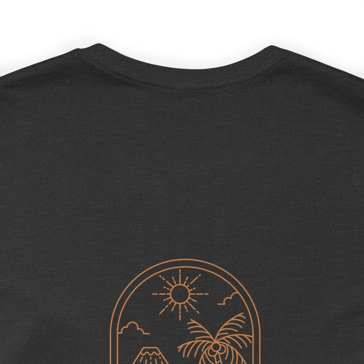 Island Lifestyle T-Shirt Tropical Design Philippines Bali Southeast Asia with White Gold Text