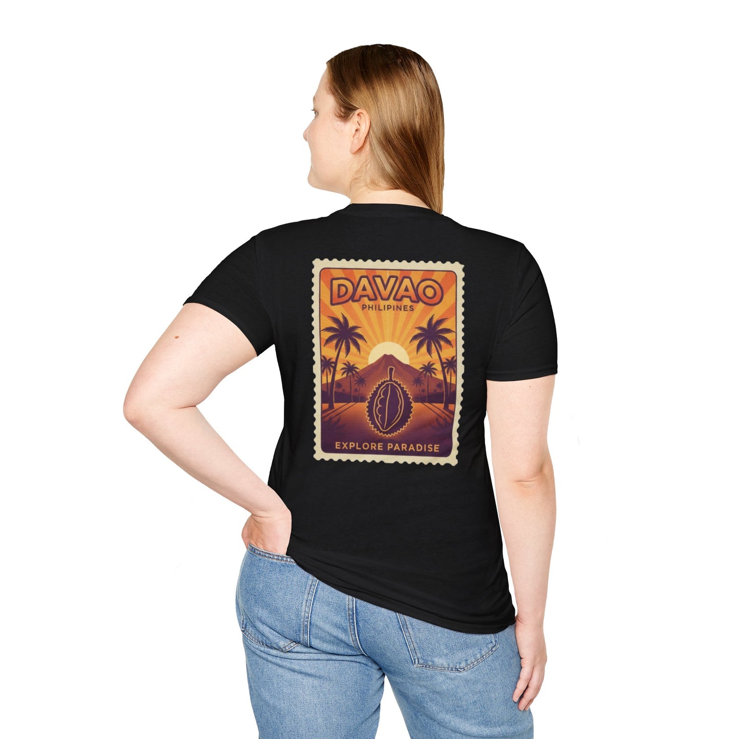 Davao Philippines Travel Poster T-Shirt — Explore Paradise Tropical Souvenir