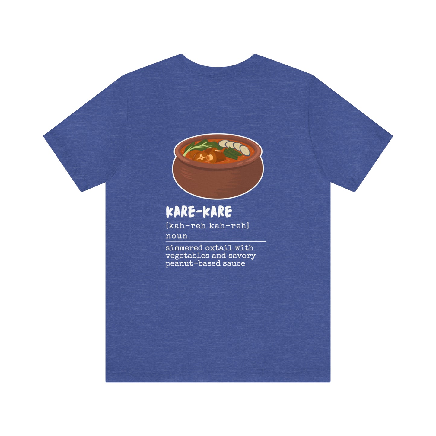 Filipino Food Kare-Kare Tagalog Definition T-Shirt