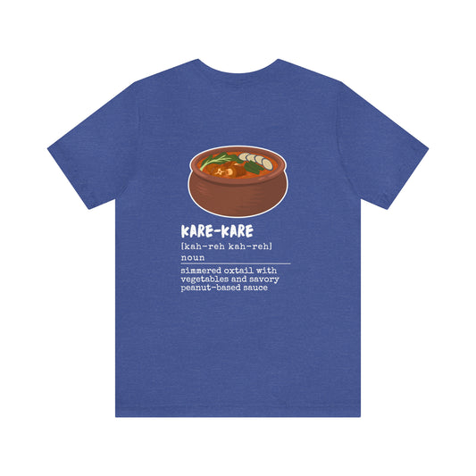 Filipino Food Kare-Kare Tagalog Definition T-Shirt