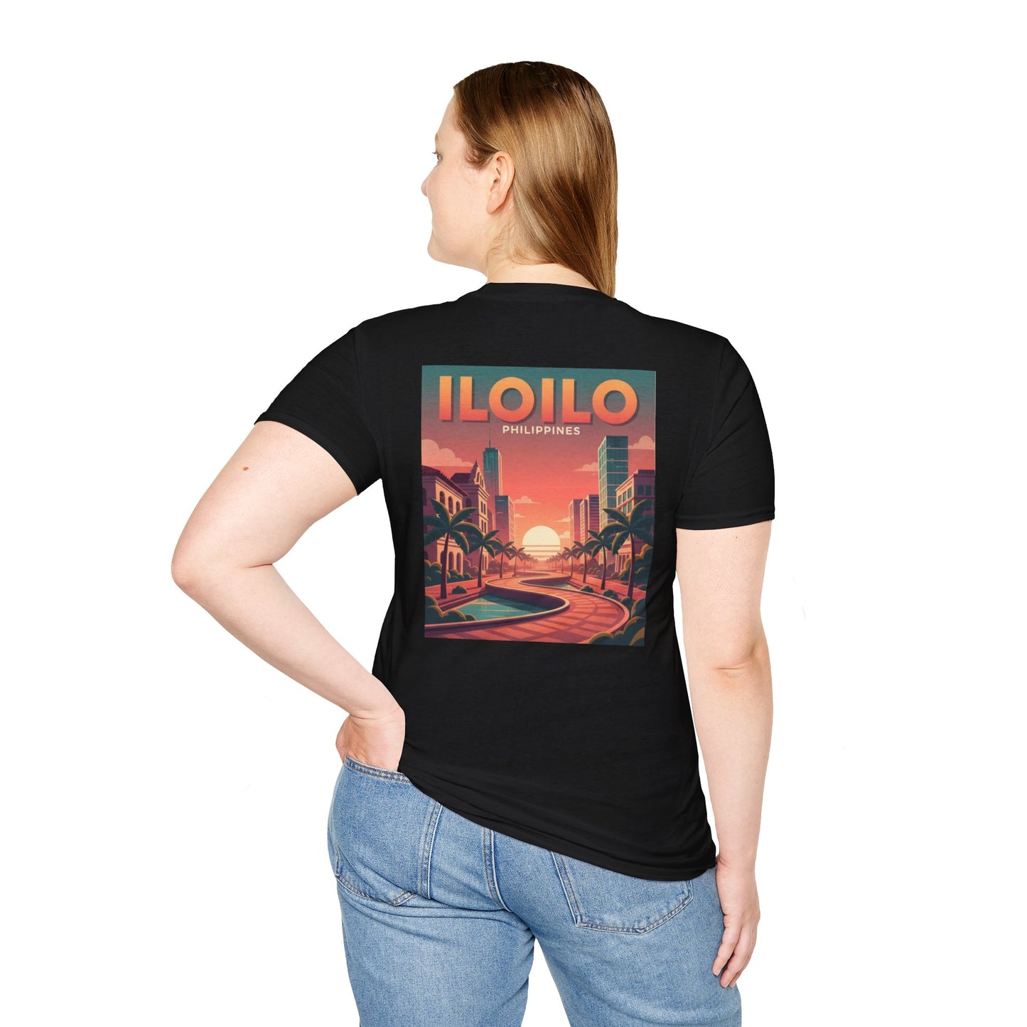 Iloilo Philippines Retro Sunset T-Shirt