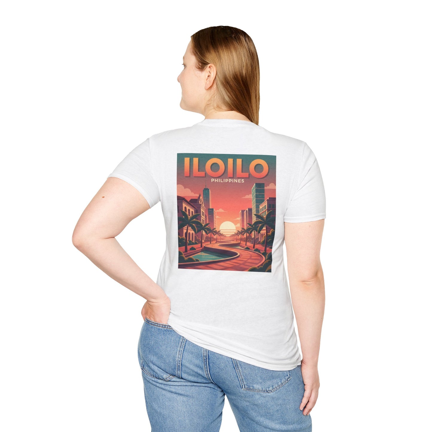 Iloilo Philippines Retro Sunset T-Shirt