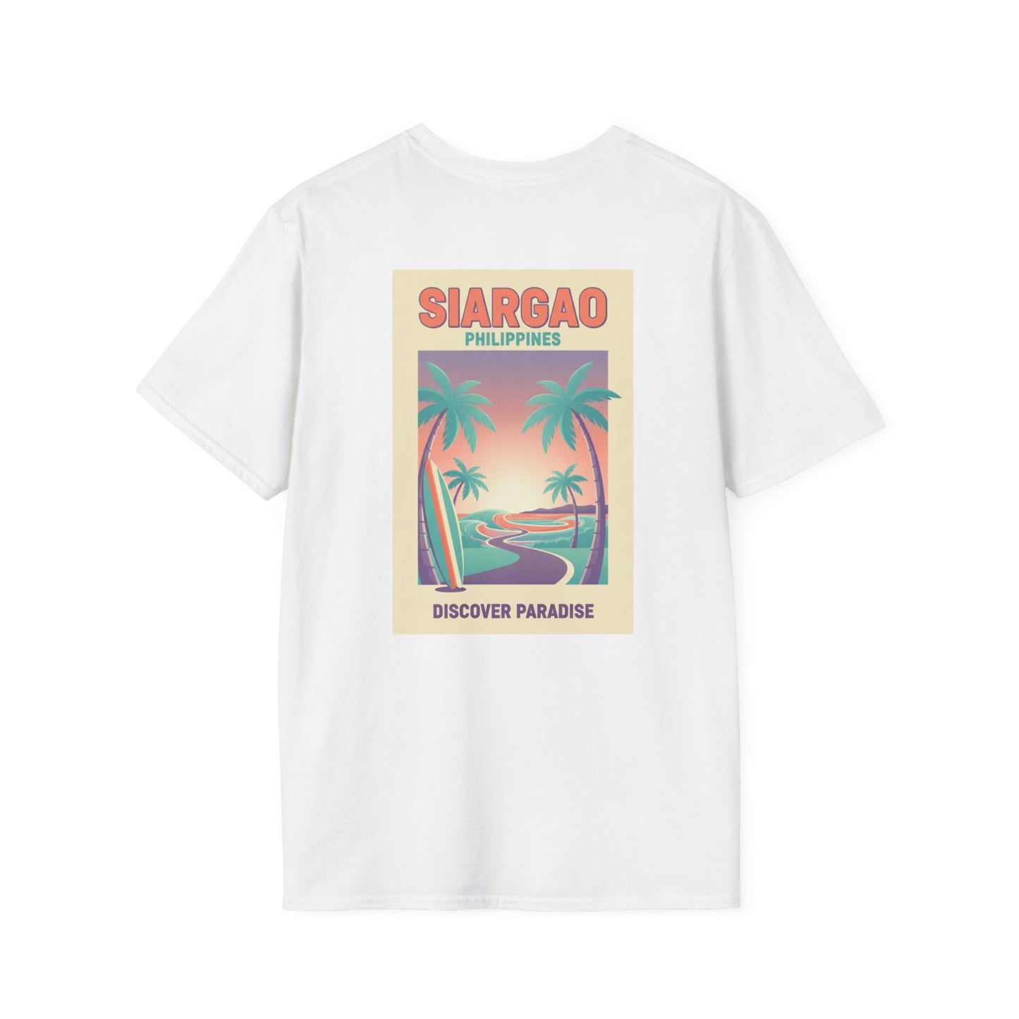 Siargao Philippines T-Shirt — Discover Paradise Retro Beach Poster Tee