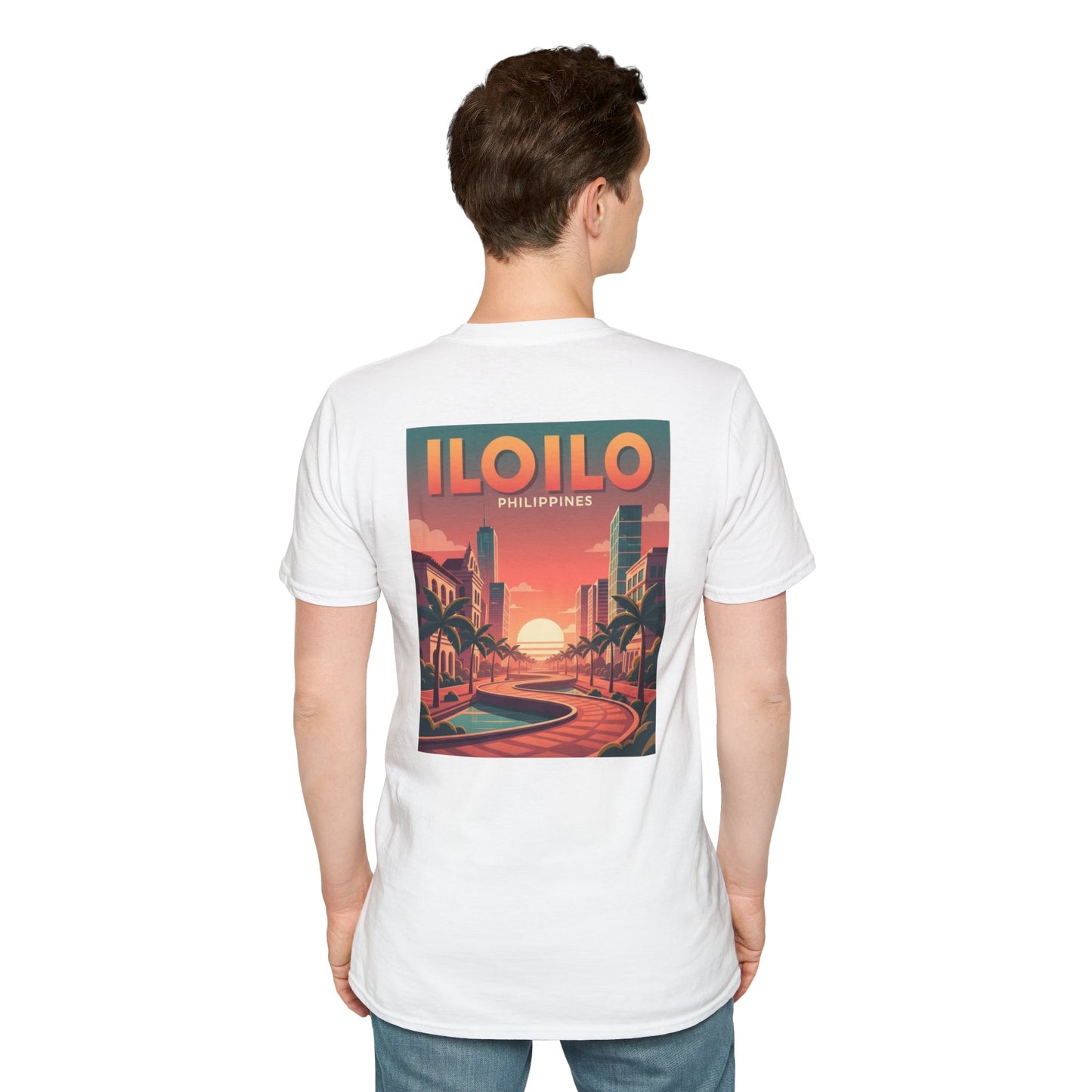 Iloilo Philippines Retro Sunset T-Shirt