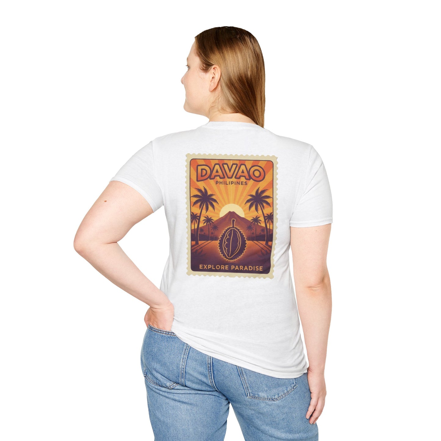 Davao Philippines Travel Poster T-Shirt — Explore Paradise Tropical Souvenir