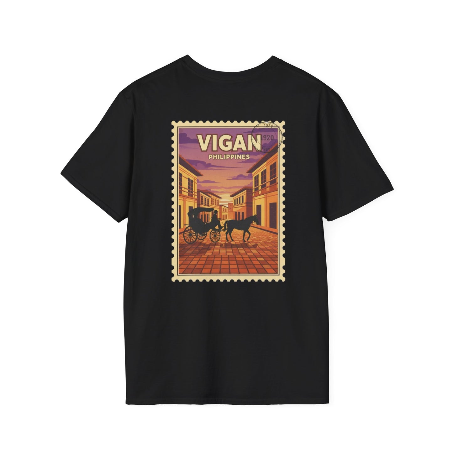 Vigan Philippines Vintage Travel Poster T-Shirt