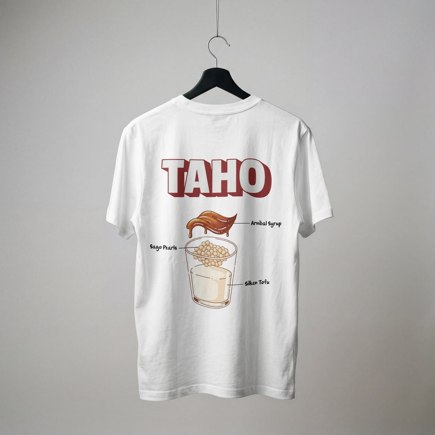 T-Shirt — TAHO Illustration Tee (Silken Tofu & Sago Diagram)
