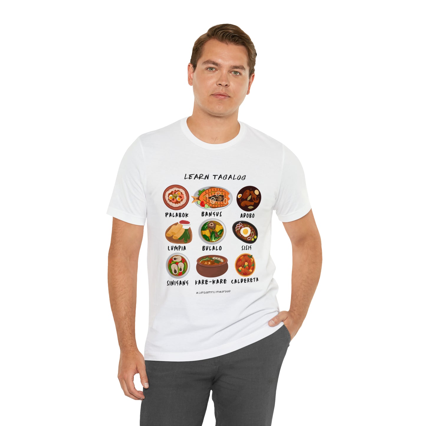 Learn Tagalog Filipino Foodie Chef T-Shirt