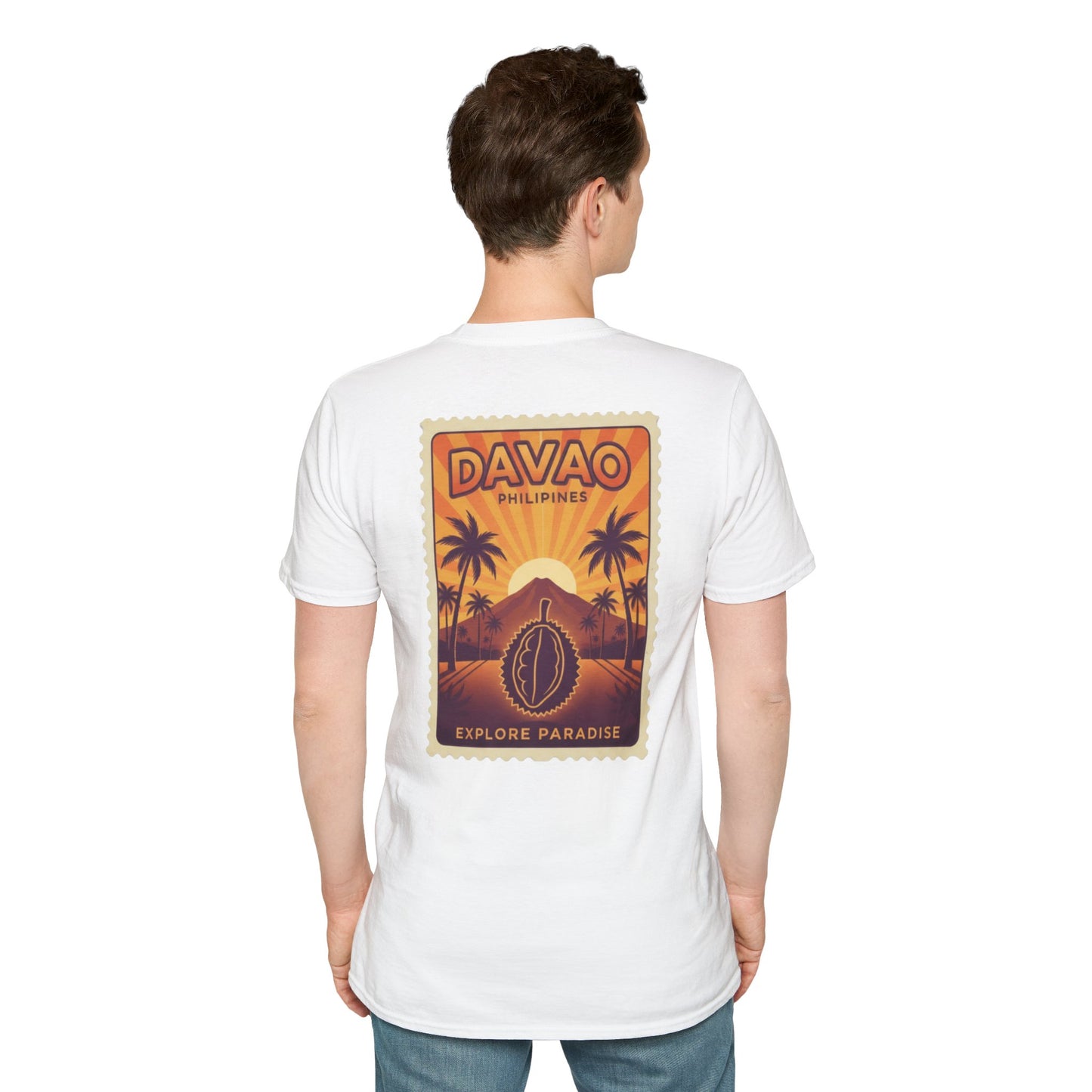 Davao Philippines Travel Poster T-Shirt — Explore Paradise Tropical Souvenir
