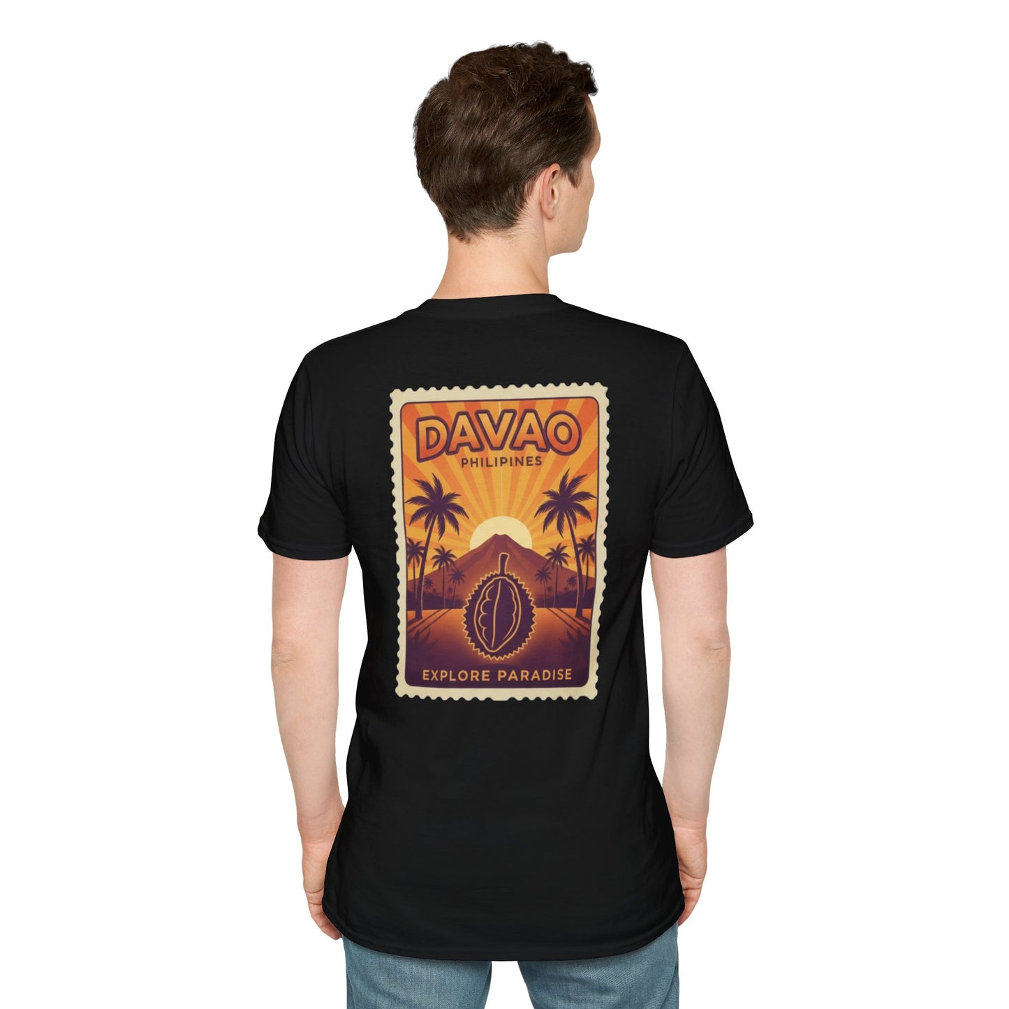 Davao Philippines Travel Poster T-Shirt — Explore Paradise Tropical Souvenir