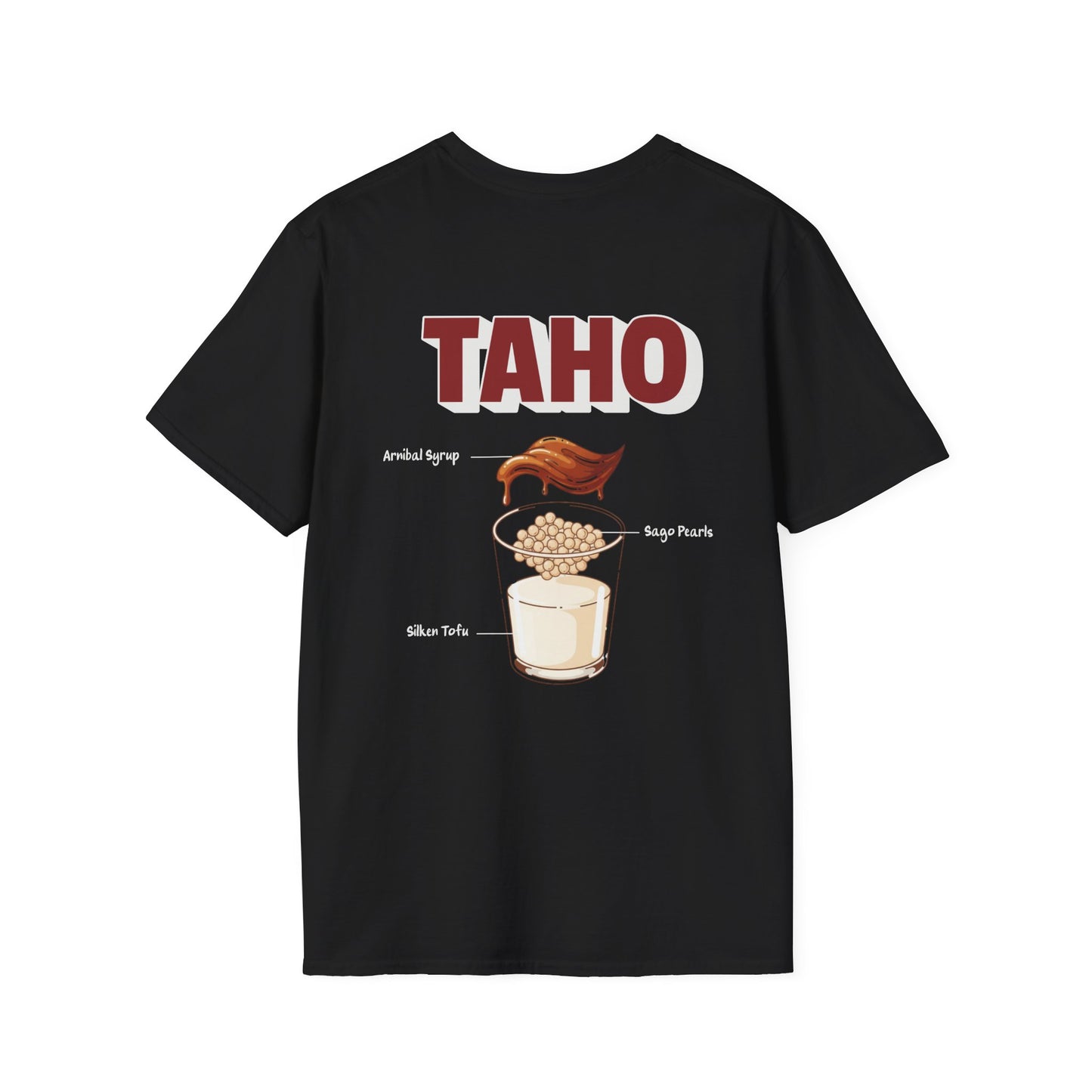 Taho Graphic T-Shirt — Filipino Street Snack Illustration