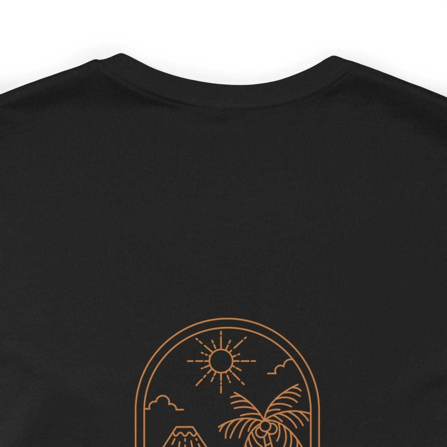 Island Lifestyle T-Shirt Tropical Design Philippines Bali Southeast Asia with White Gold Text