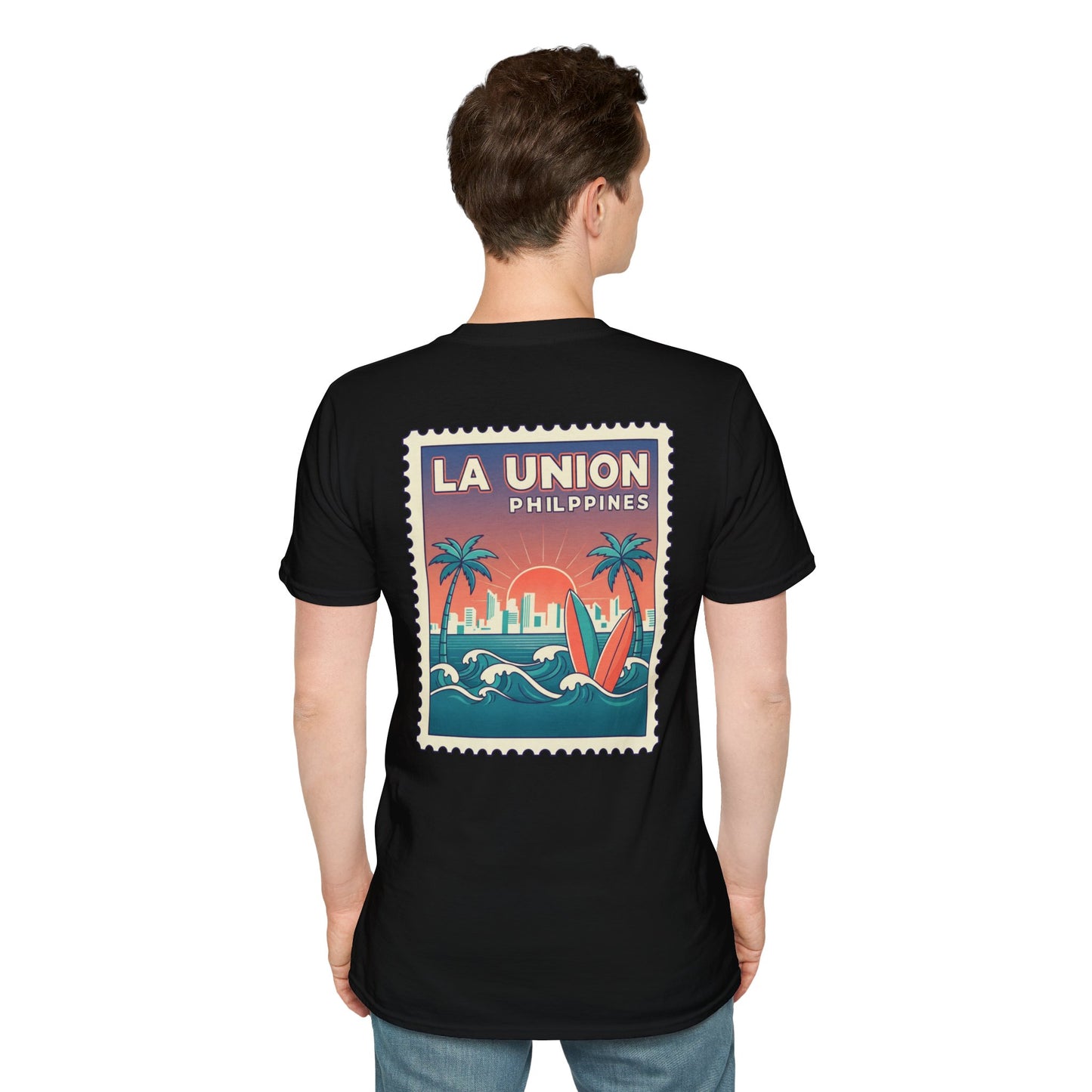 La Union Philippines Surf Stamp T-Shirt