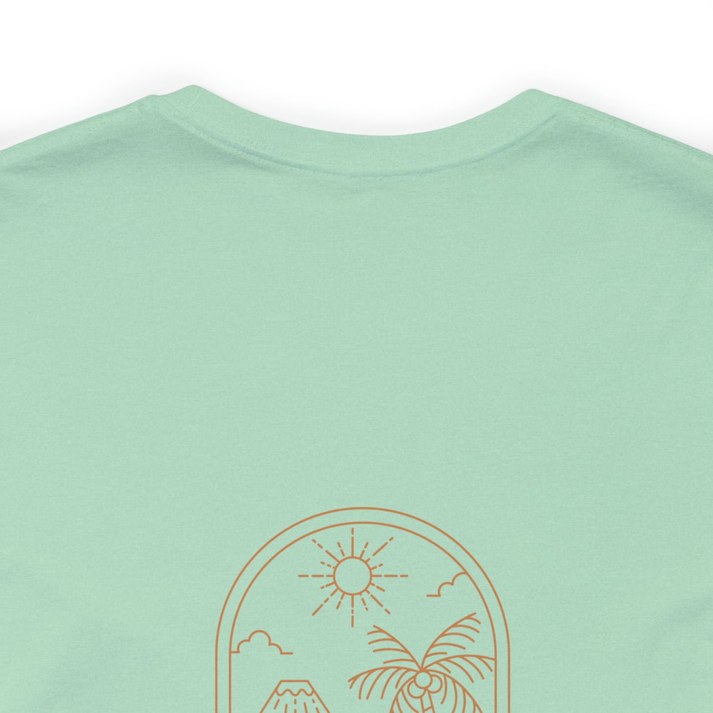 Island Lifestyle T-Shirt Tropical Design Philippines Bali Southeast Asia with White Gold Text