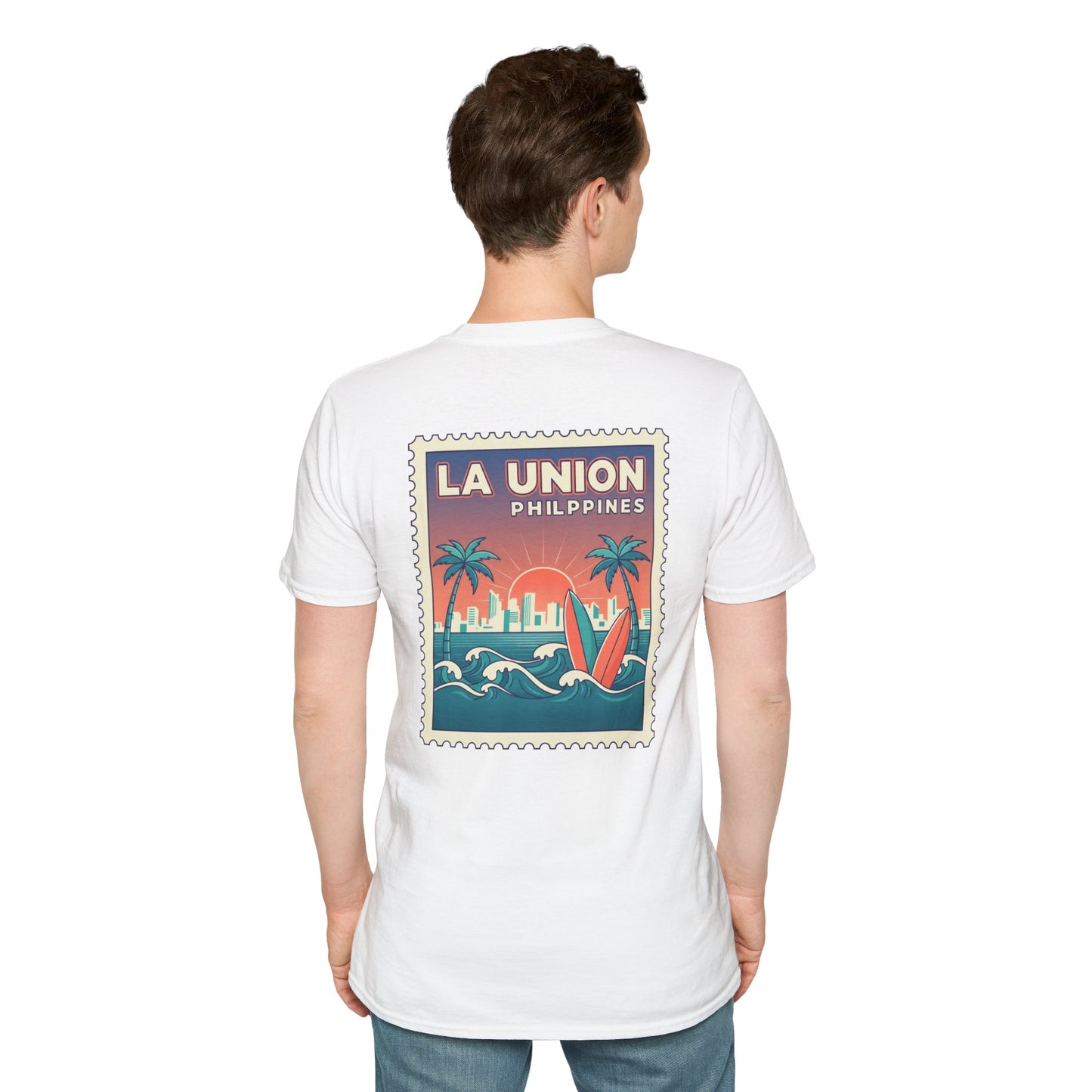 La Union Philippines Surf Stamp T-Shirt