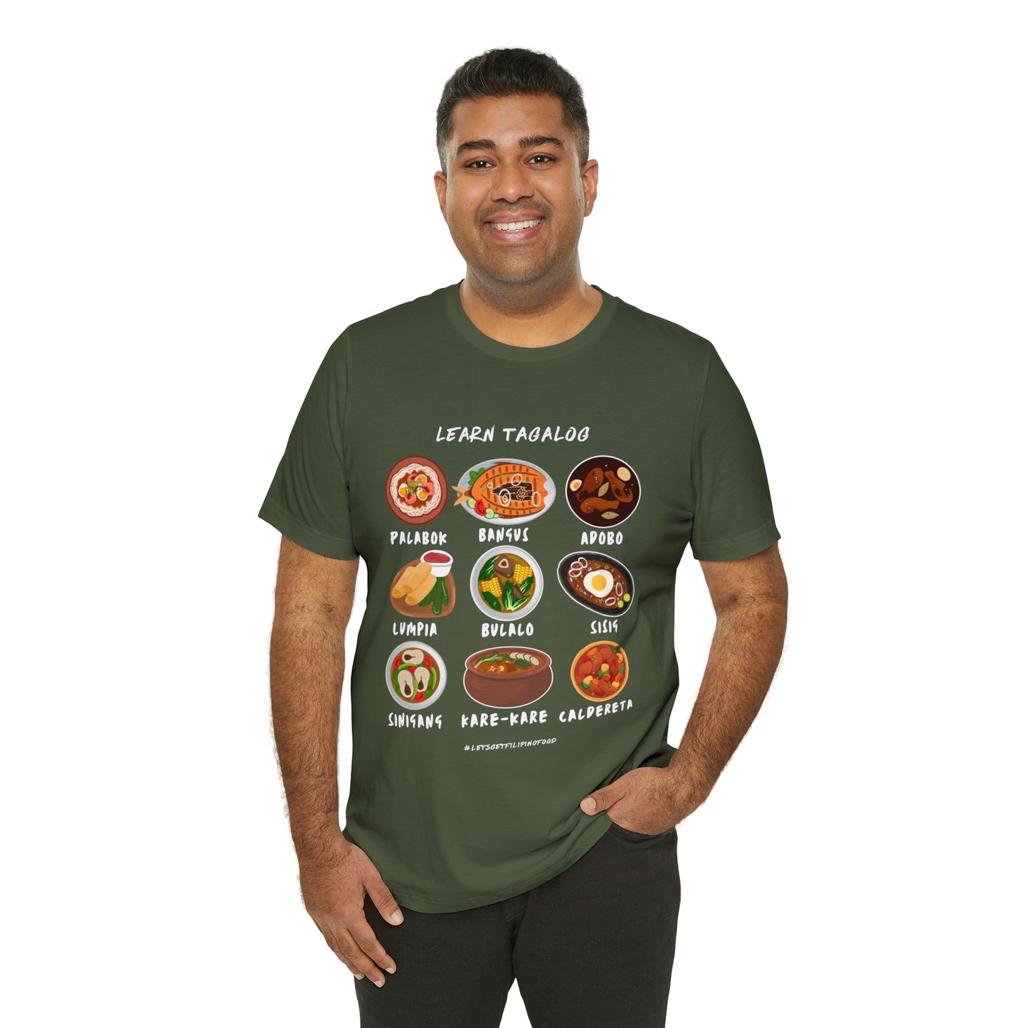 Learn Tagalog Filipino Foodie Chef T-Shirt