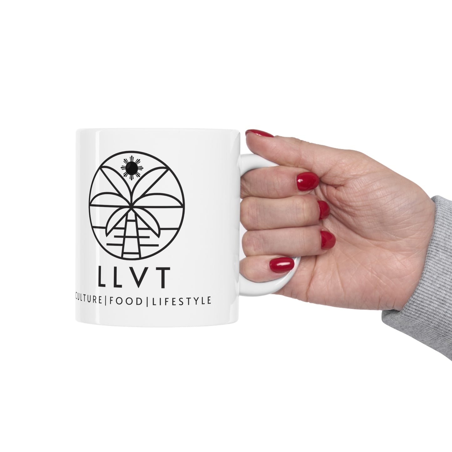 LLVT Livin La Vida Tagalog YouTube Logo Coffee Mug 11 oz