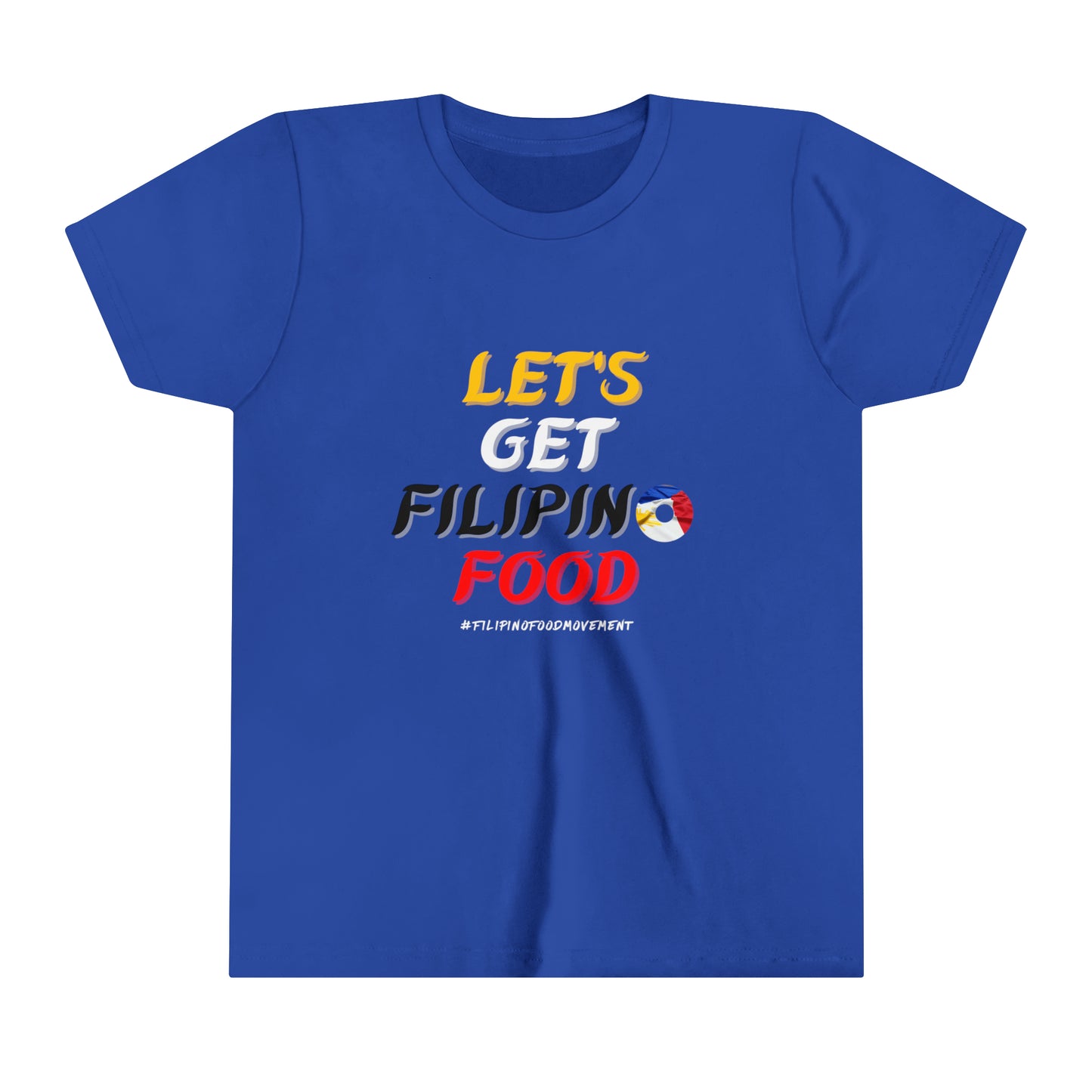 Youth Short Sleeve Lets Get Filipino Food Tee