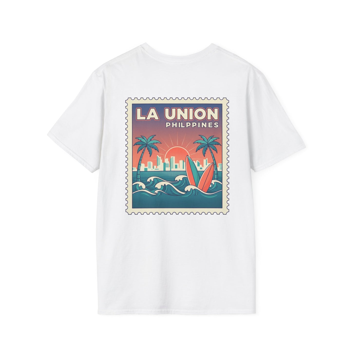 La Union Philippines Surf Stamp T-Shirt