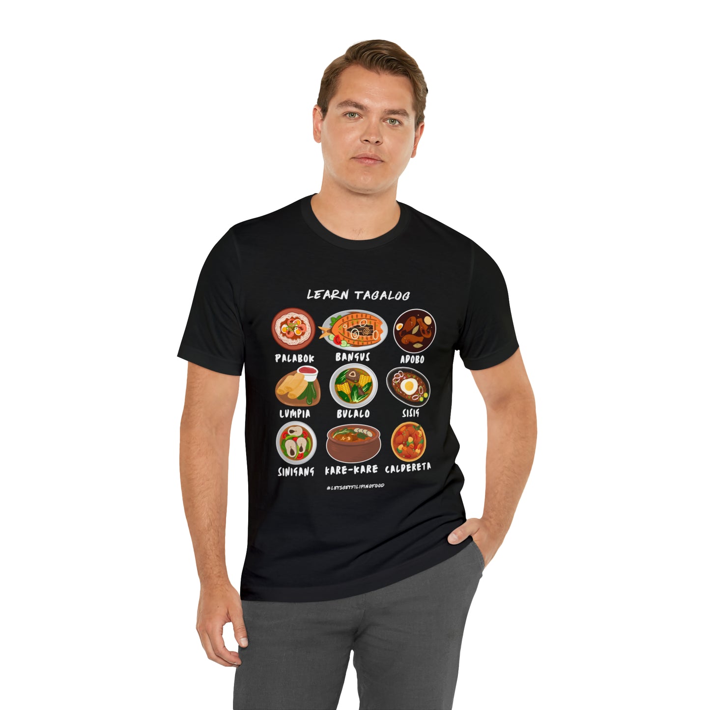 Learn Tagalog Filipino Foodie Chef T-Shirt