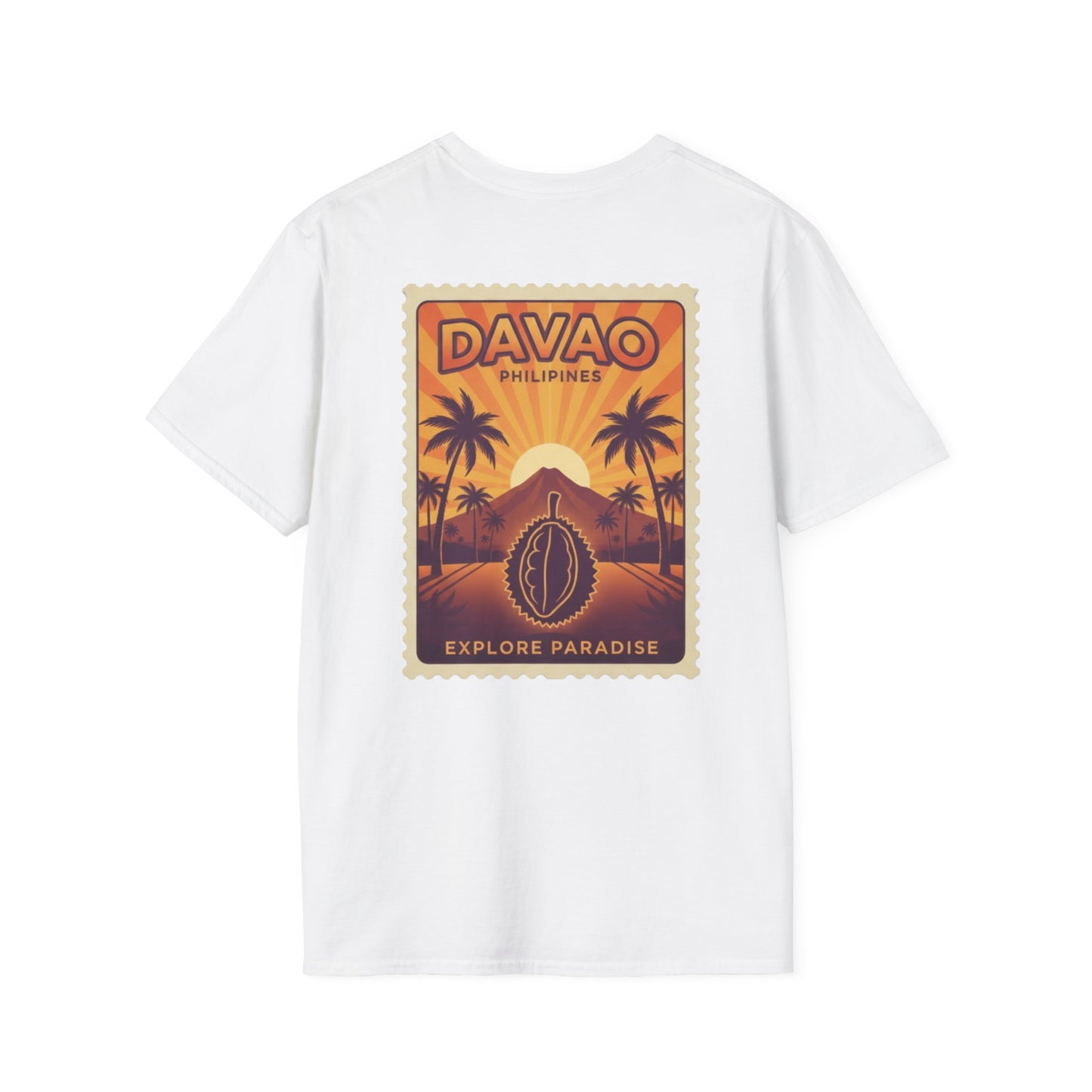 Davao Philippines Travel Poster T-Shirt — Explore Paradise Tropical Souvenir