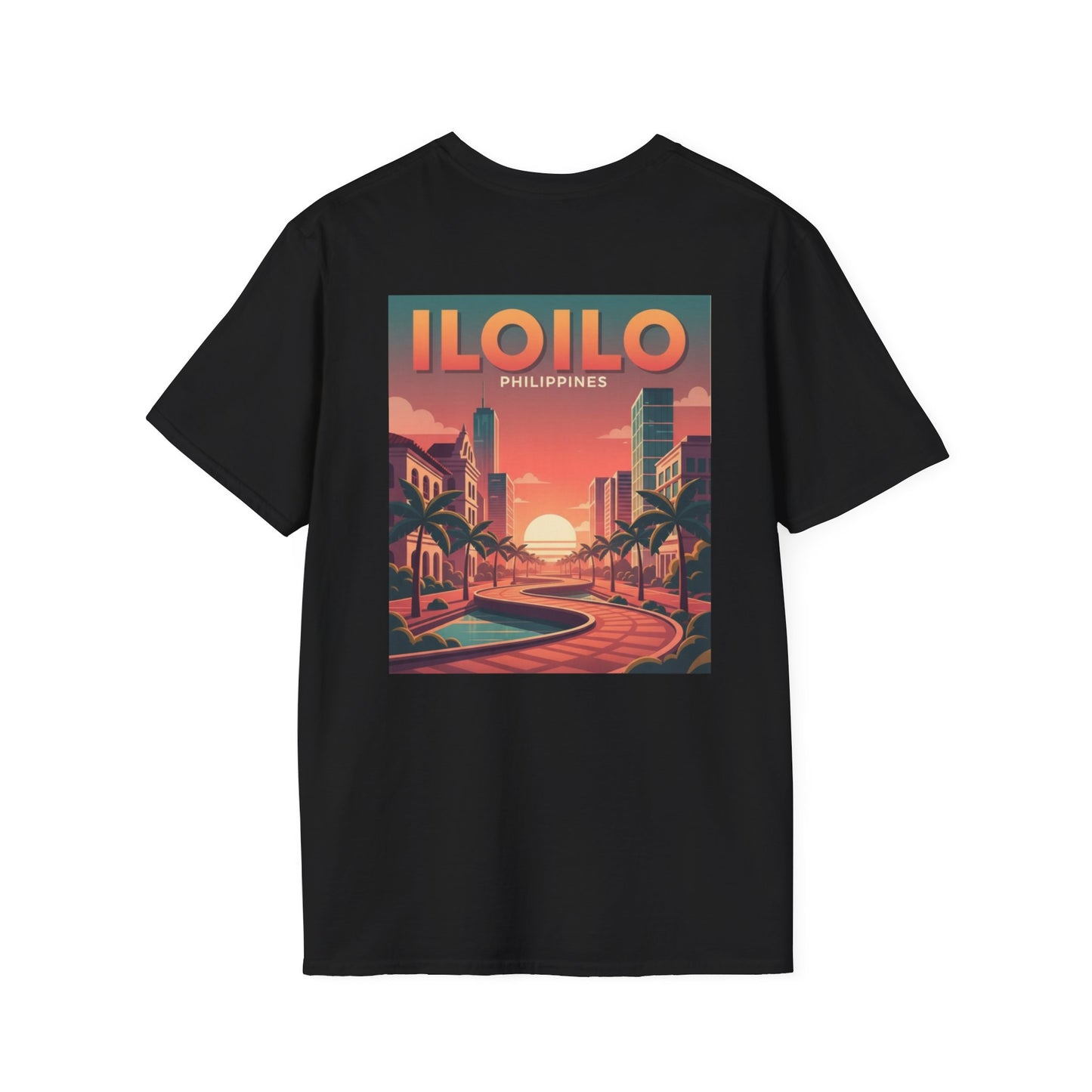 Iloilo Philippines Retro Sunset T-Shirt