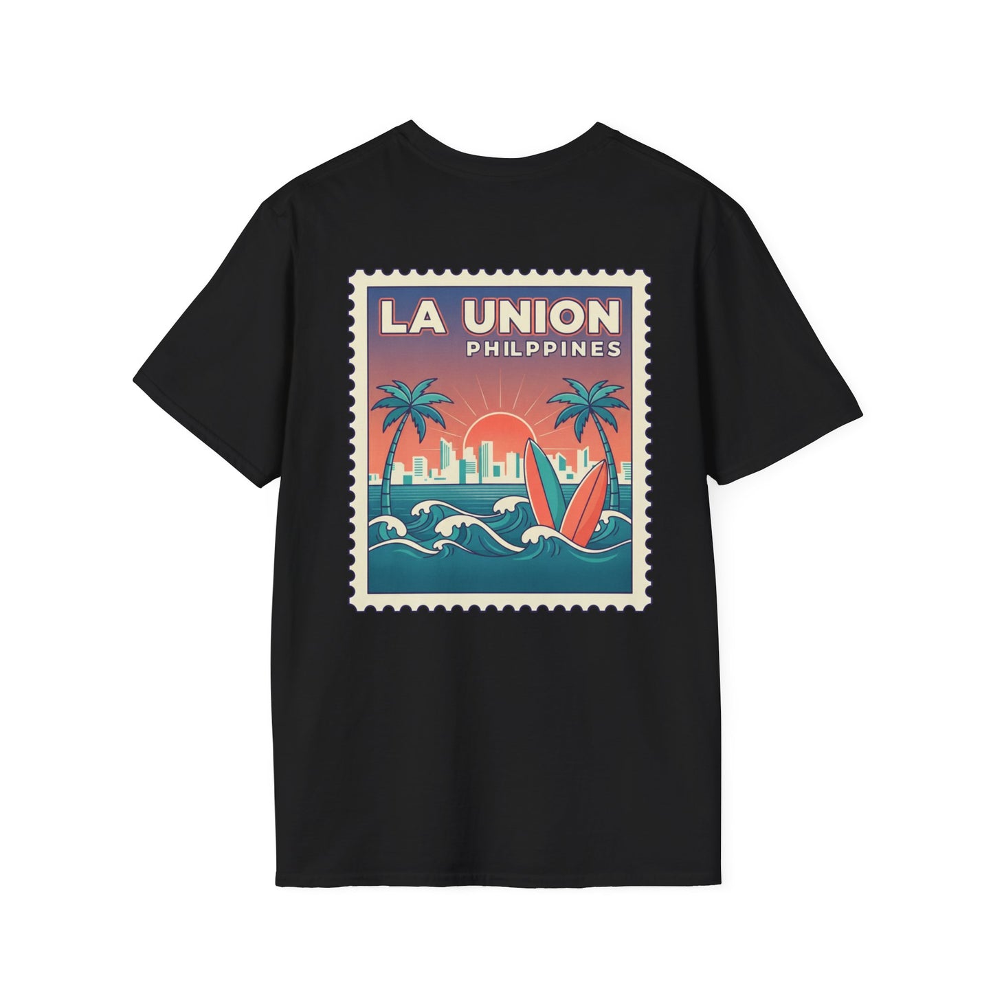 La Union Philippines Surf Stamp T-Shirt
