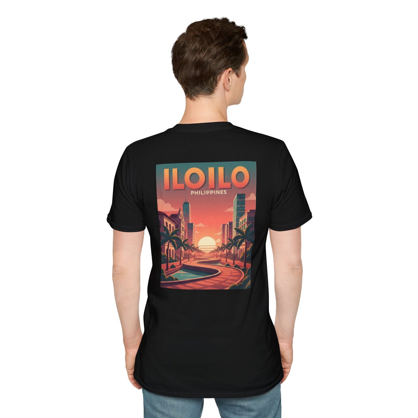 Iloilo Philippines Retro Sunset T-Shirt