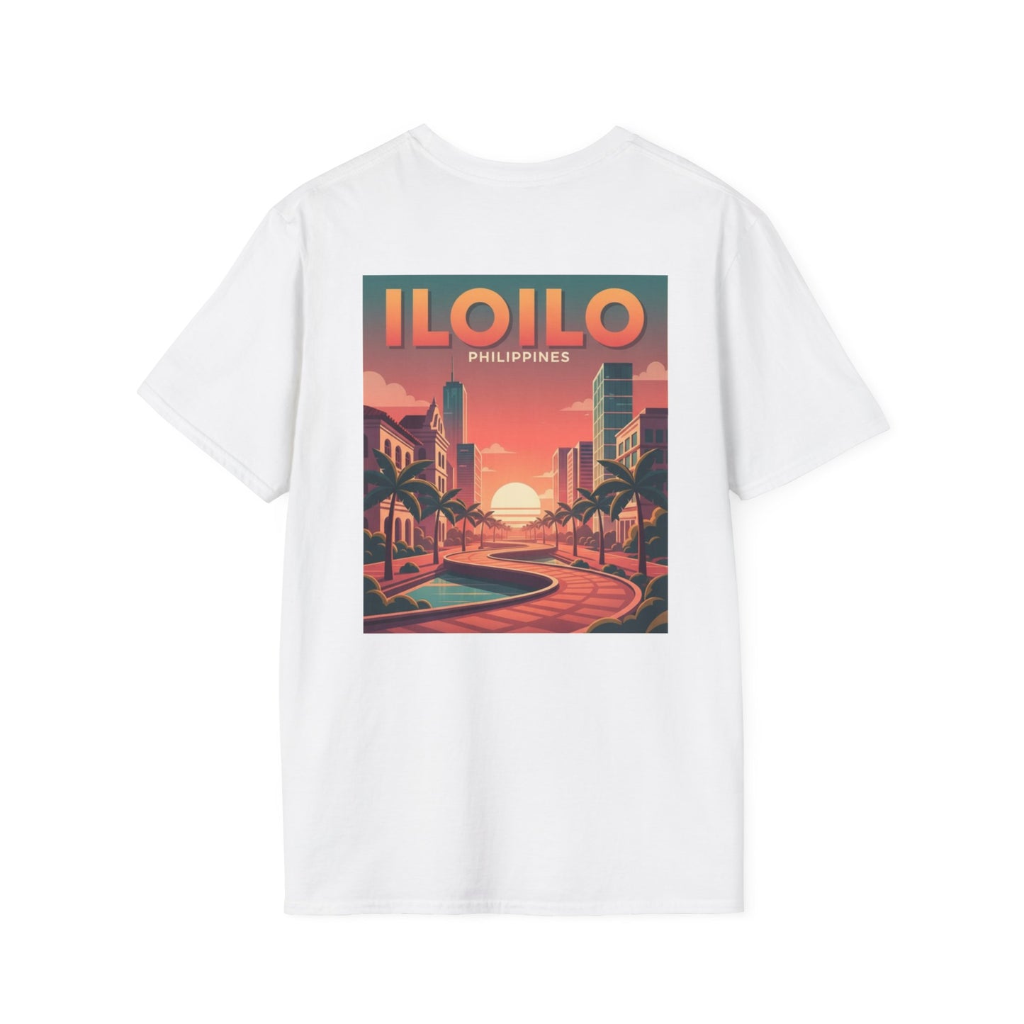 Iloilo Philippines Retro Sunset T-Shirt