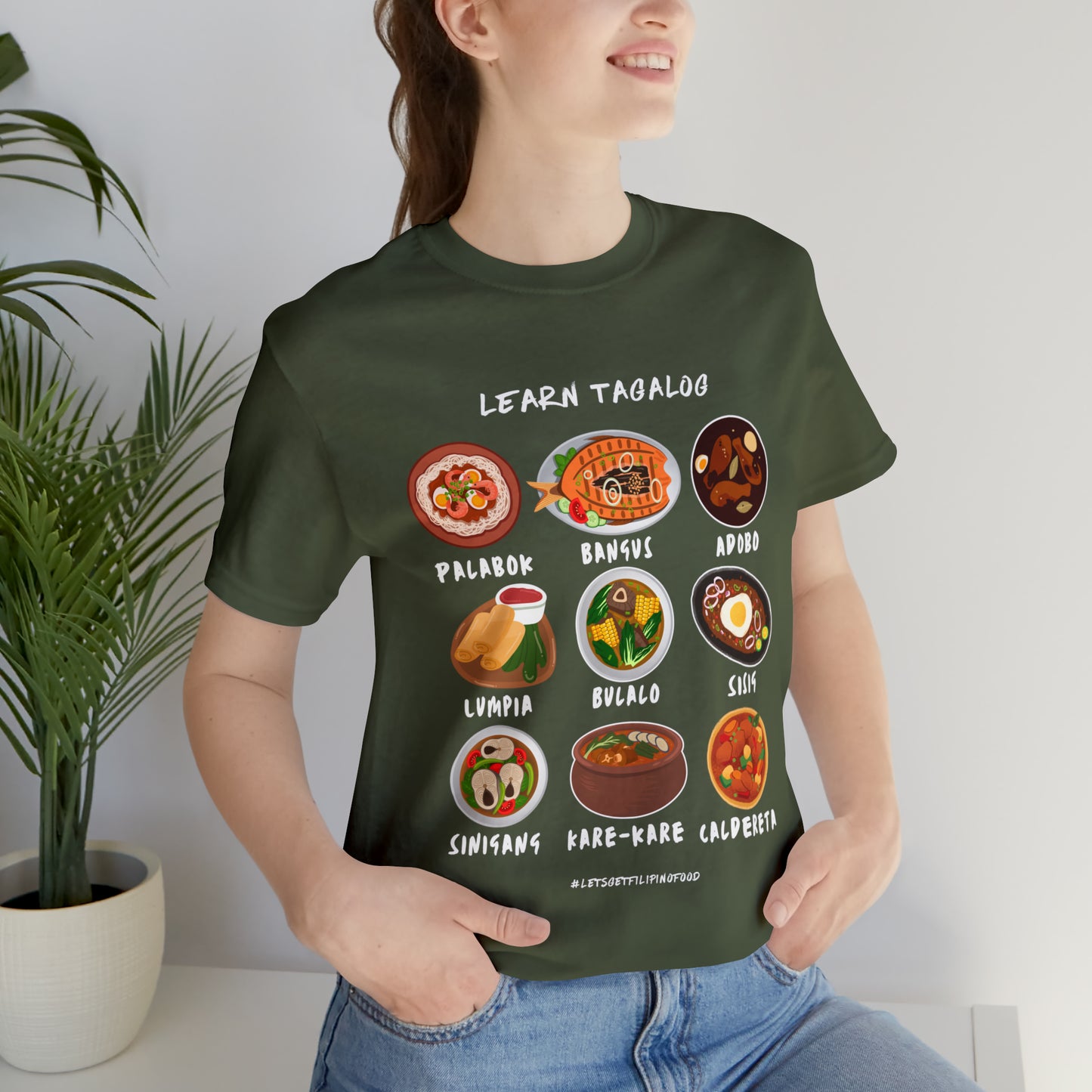 Learn Tagalog Filipino Foodie Chef T-Shirt