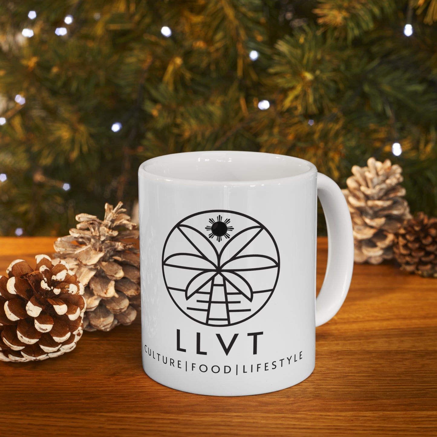 LLVT Livin La Vida Tagalog YouTube Logo Coffee Mug 11 oz