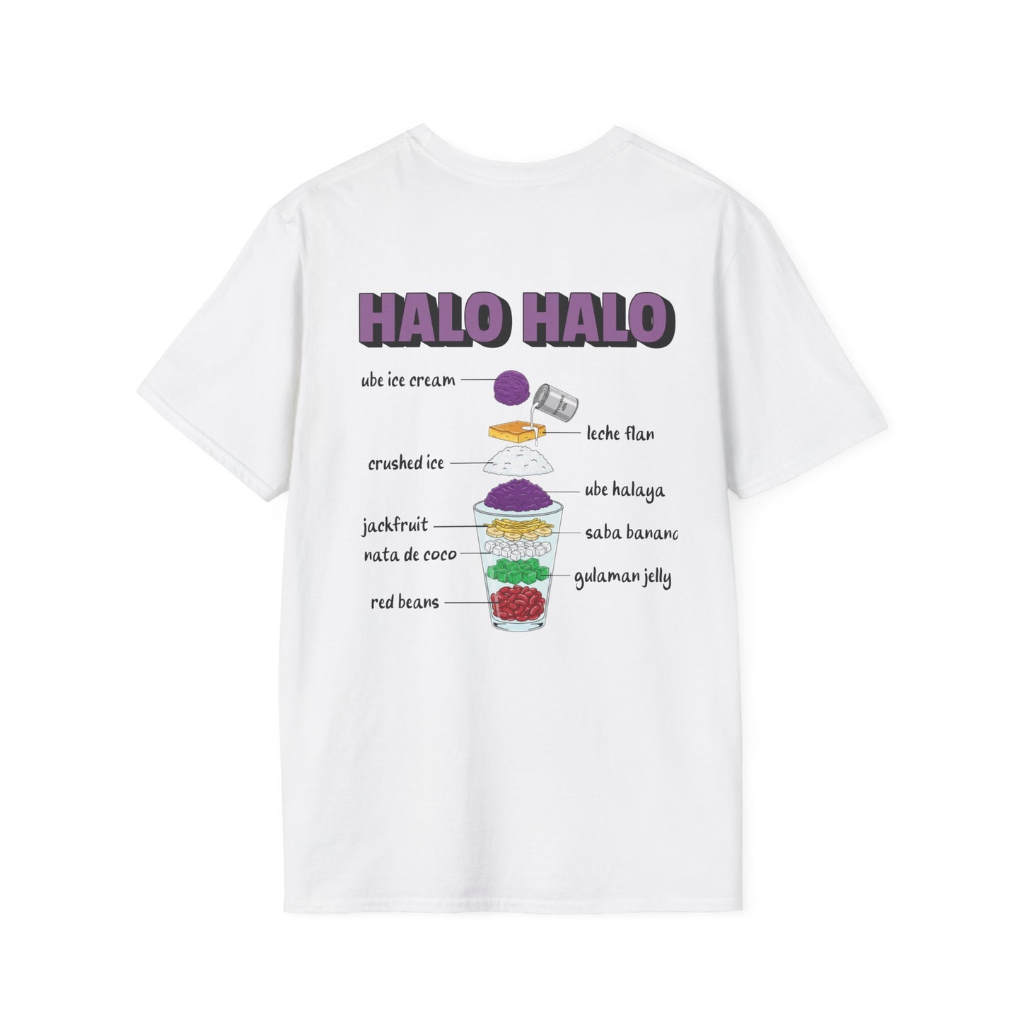 Halo-Halo Guide T-Shirt — Filipino Dessert Graphic Tee