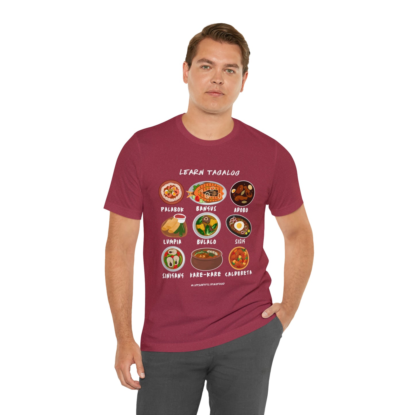 Learn Tagalog Filipino Foodie Chef T-Shirt