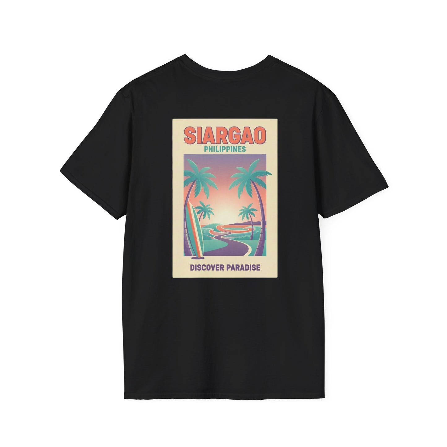 Siargao Philippines T-Shirt — Discover Paradise Retro Beach Poster Tee